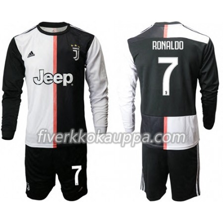 Jalkapallo Pelipaidat/Peliasut Juventus Ronaldo 7 Lasten Kotipelipaita 2019-2020 Pitkähihainen Jalkapallo Pelipaidat/Peliasut Juventus Ronaldo 7 Lasten Kotipelipaita 2019-2020 Pitkähihainen
